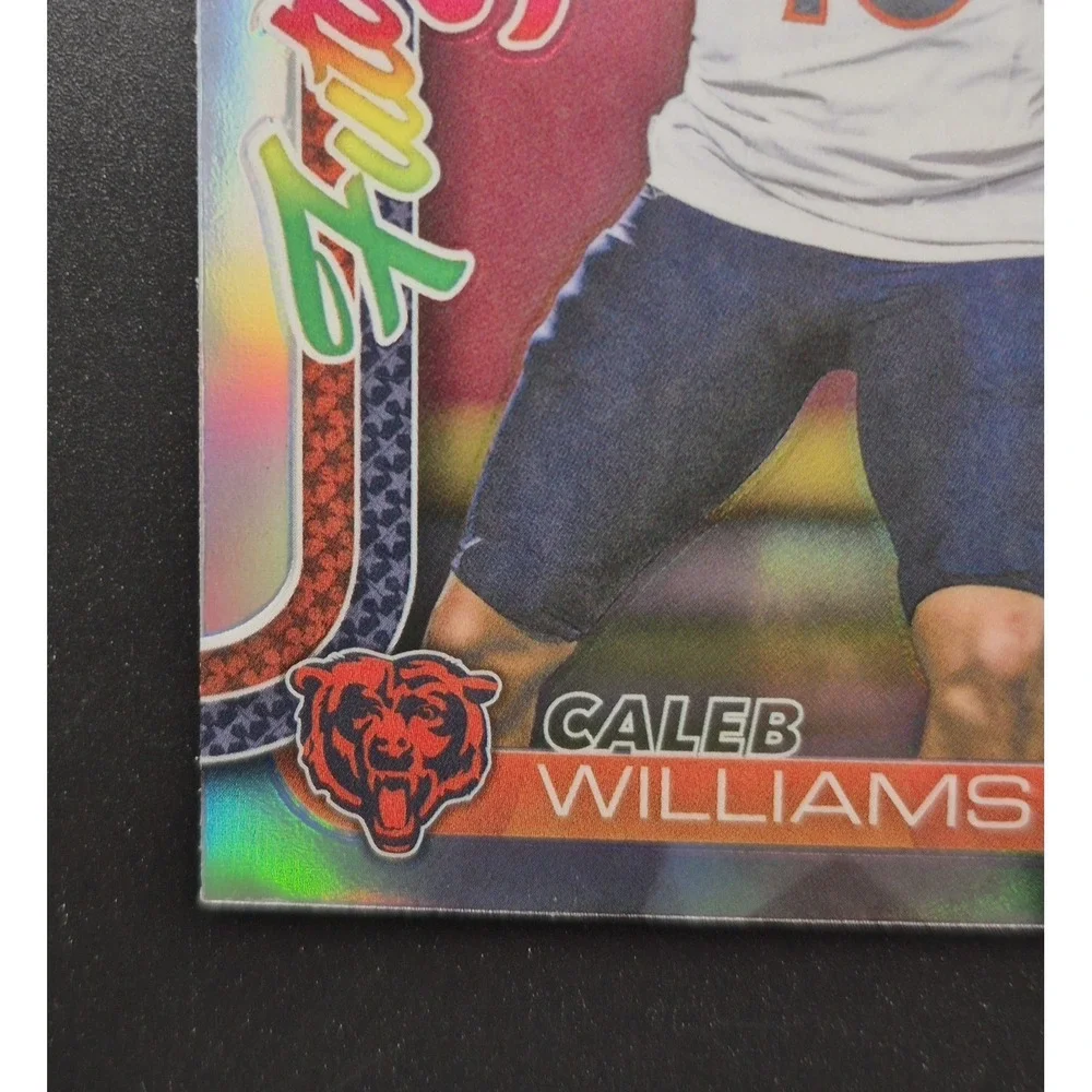 2025 Topps Chrome Caleb Williams #FS-1 Future Stars Refractor Chicago Bears